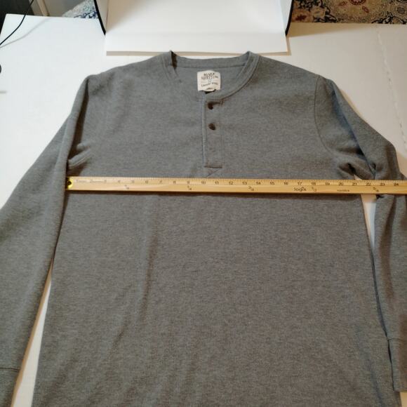 Blake Shelton x Lands End Collection Grey Cotten Blend Thermal Large - Picture 5 of 6